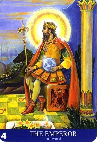 The Emperor - Aura Soma Tarot - Tarot Deck by Pamela Matthews
