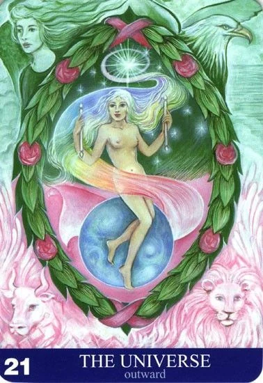 The World - Aura Soma Tarot - Tarot Deck by Pamela Matthews