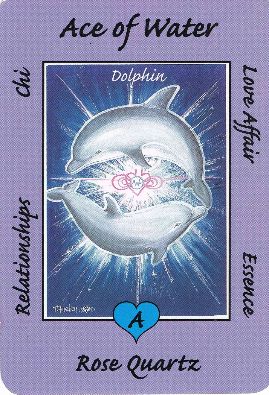 Ace of Water from the Australian Animal Tarot deck