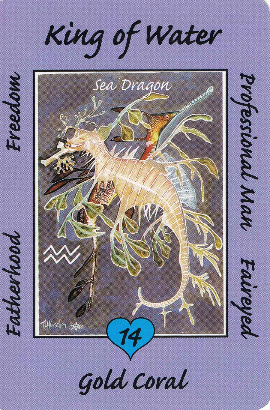 King of Water from the Australian Animal Tarot deck