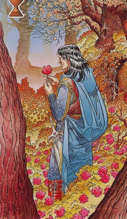 Avalon Tarot source card 05 card from the Avalon Tarot deck