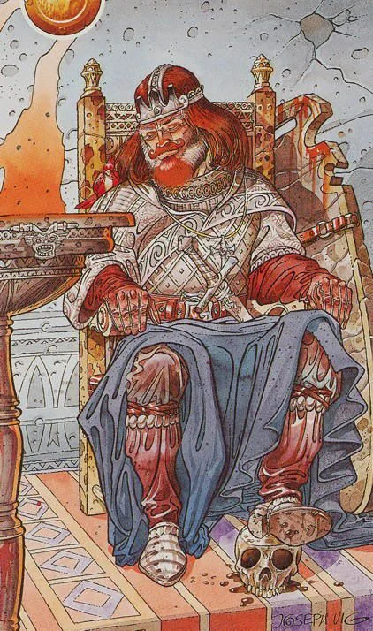 Avalon Tarot source card 24 card from the Avalon Tarot deck