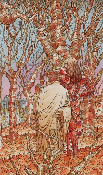 Avalon Tarot source card 47 card from the Avalon Tarot deck