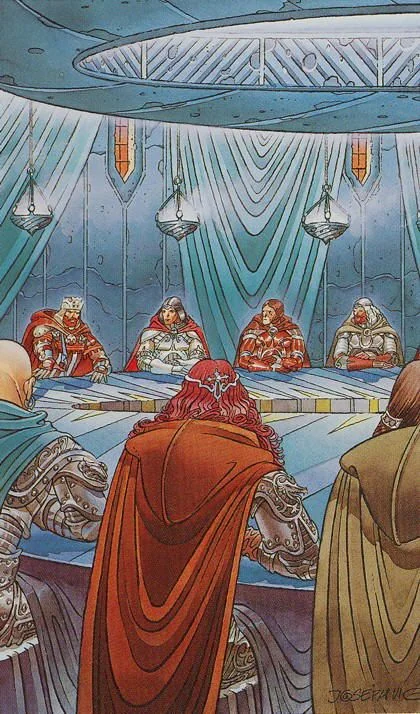 Eight of Wands from the Avalon Tarot deck review gallery