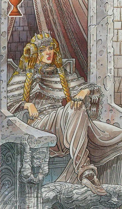Seven of Cups from the Avalon Tarot deck review gallery
