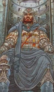 The Emperor from the Avalon Tarot deck review gallery