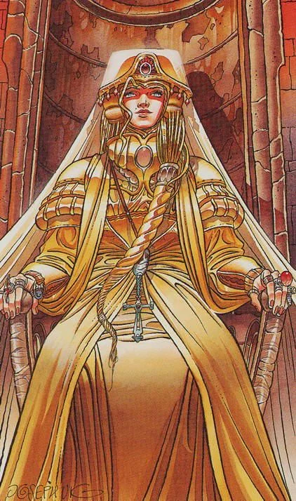 The Empress from the Avalon Tarot deck review gallery