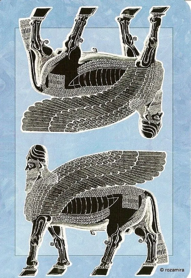 Unidentified Card 14 from the Babylonian Tarot deck