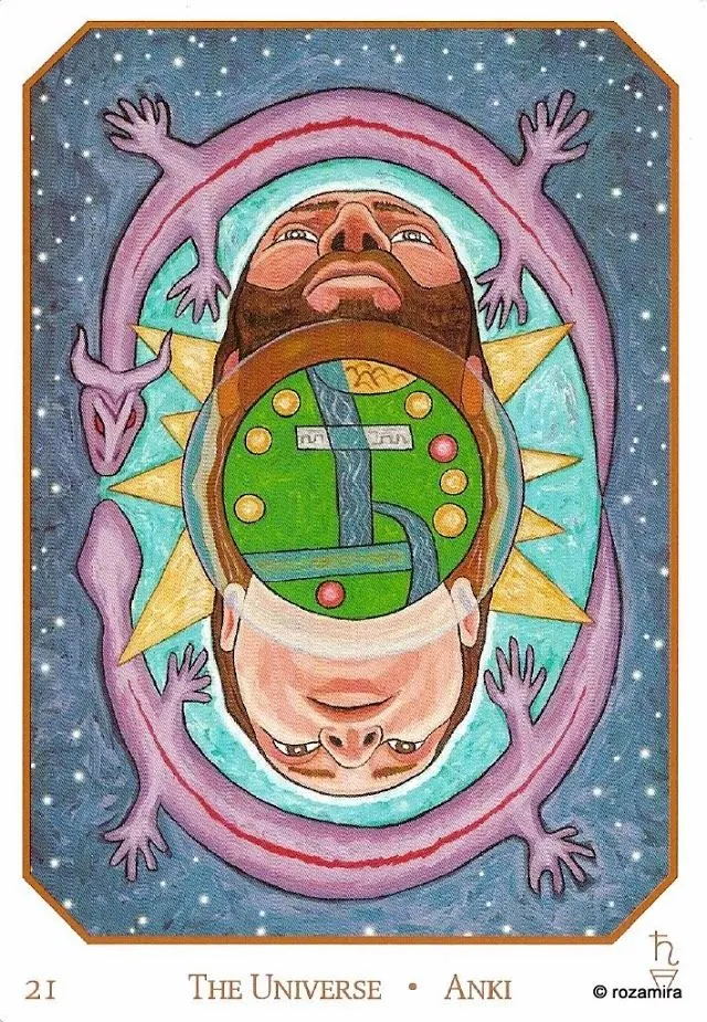 The Universe - Anki card from the Babylonian Tarot deck