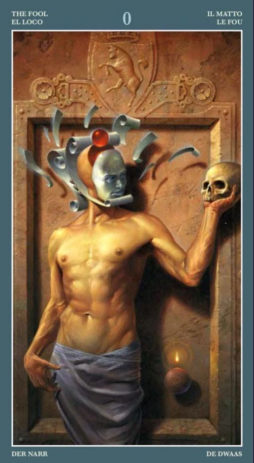 The Fool card from the Barbieri Tarot deck