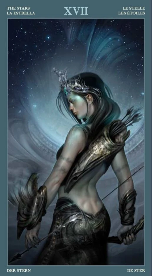 The Star card from the Barbieri Tarot deck