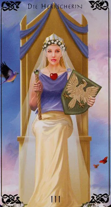 The Empress card from the Bayless Tarot deck