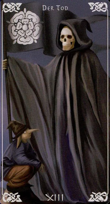 Death card from the Bayless Tarot deck