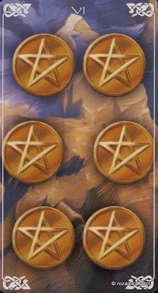 Four of Pentacles card from the Bayless Tarot deck