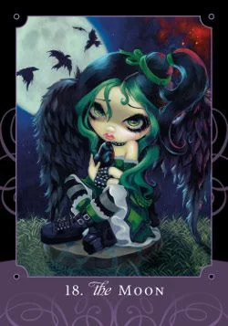 Beautiful Creatures Tarot Review 8 18. The Moon from the Beautiful Creatures Tarot review gallery