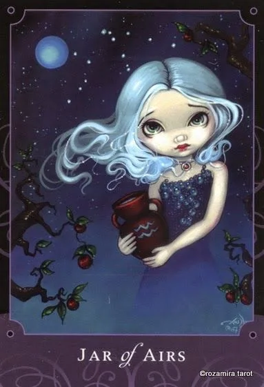 Jar of Airs card from the Beautiful Creatures Tarot deck