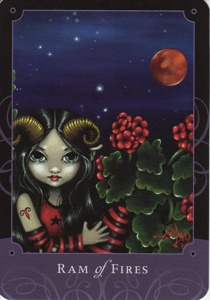 Source Order Card 61 card from the Beautiful Creatures Tarot deck