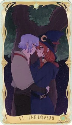 The Lovers card from the Believing Heart Tarot deck