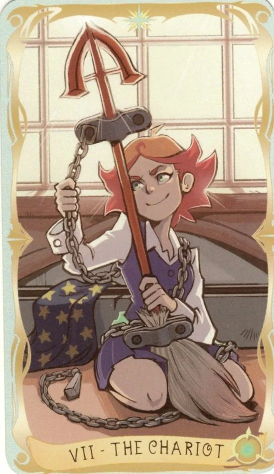 The Chariot card from the Believing Heart Tarot deck