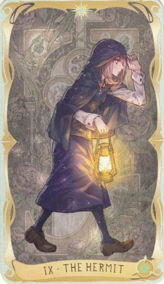 The Hermit - Believing Heart Tarot card The Hermit card from the Believing Heart Tarot deck
