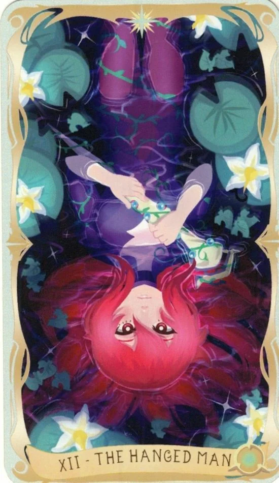 The Hanged Man - Believing Heart Tarot card The Hanged Man card from the Believing Heart Tarot deck