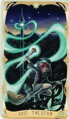 The Star card from the Believing Heart Tarot deck