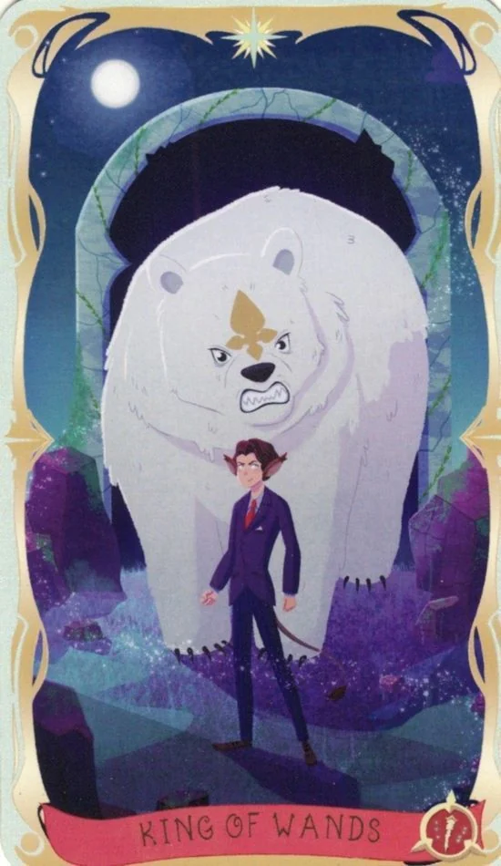 King of Wands card from the Believing Heart Tarot deck