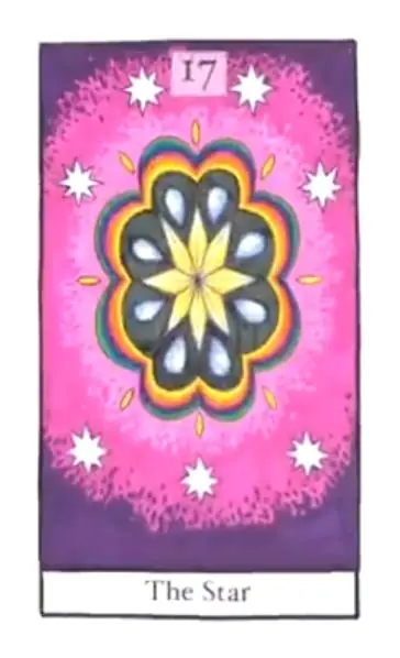 The Star card from the The Birdqueen Tarot deck