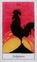 Judgement card from the The Birdqueen Tarot deck
