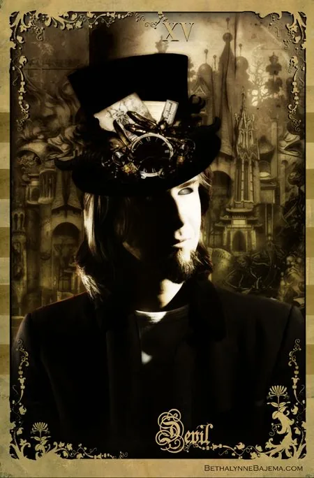 The Magician card from The Black Ibis Tarot