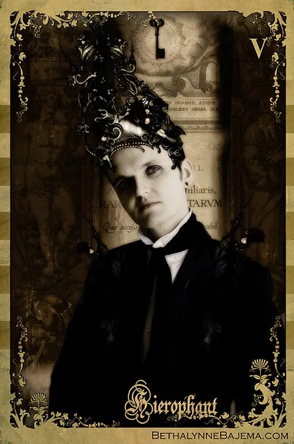 The Emperor card from The Black Ibis Tarot