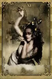 The Hanged Man card from The Black Ibis Tarot