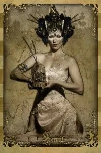 The Devil card from The Black Ibis Tarot