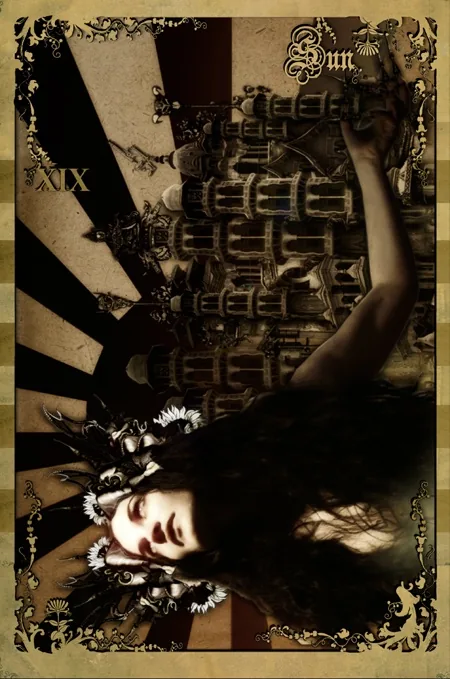 The Tower card from The Black Ibis Tarot