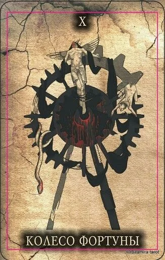 Black Tarot Review 7 Wheel of Fortune