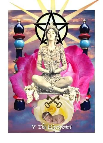 The Empress card from the Blood, Bread & Roses Tarot deck