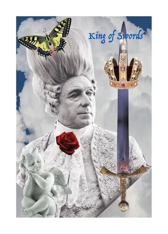 King of Swords card from the Blood, Bread & Roses Tarot deck