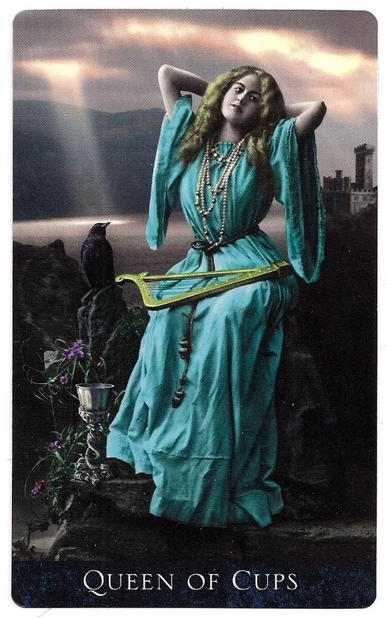 Queen of Cups from The Bohemian Gothic Tarot deck