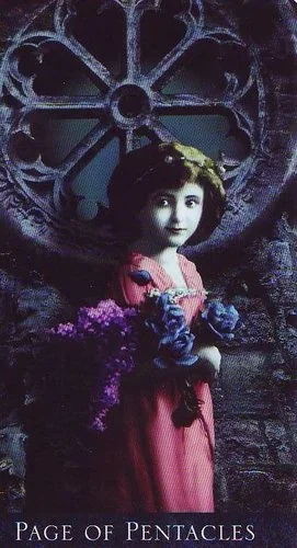Page of Pentacles from The Bohemian Gothic Tarot deck