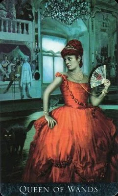 Queen of Wands from The Bohemian Gothic Tarot deck