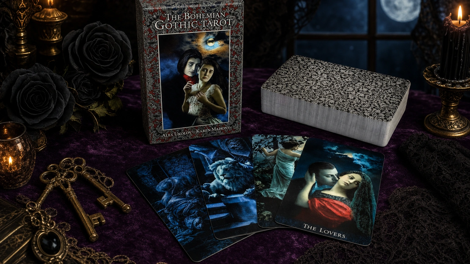 The Bohemian Gothic Tarot final card lifestyle image