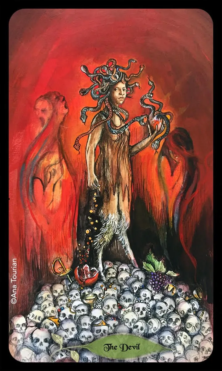 Bonestone Earthflesh Tarot source-order card image 14