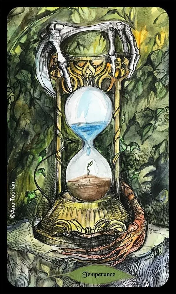 Bonestone Earthflesh Tarot source-order card image 15