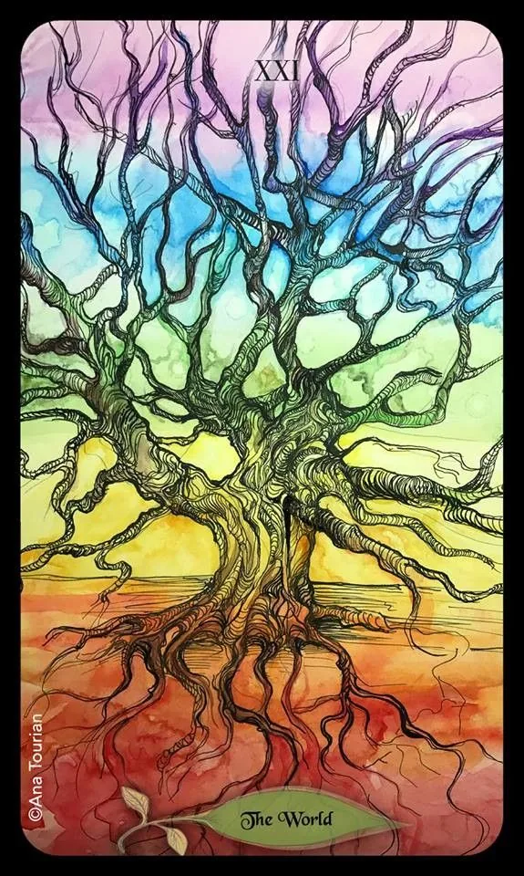 Bonestone Earthflesh Tarot source-order card image 21
