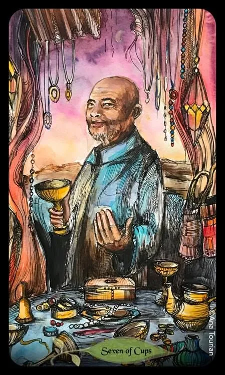Bonestone Earthflesh Tarot source-order card image 44