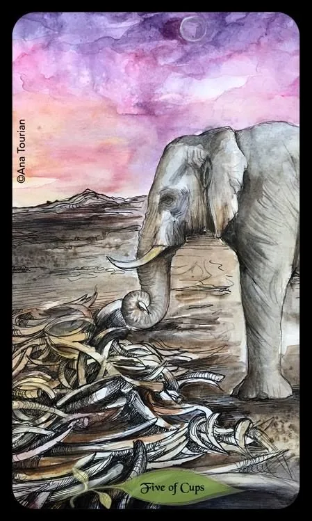 Bonestone Earthflesh Tarot source-order card image 45