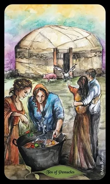 Bonestone Earthflesh Tarot source-order card image 54