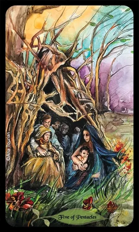 Bonestone Earthflesh Tarot source-order card image 55