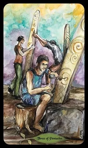 Bonestone Earthflesh Tarot source-order card image 59