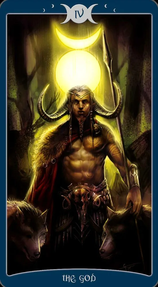 The Book of Shadows Tarot - 4 The God